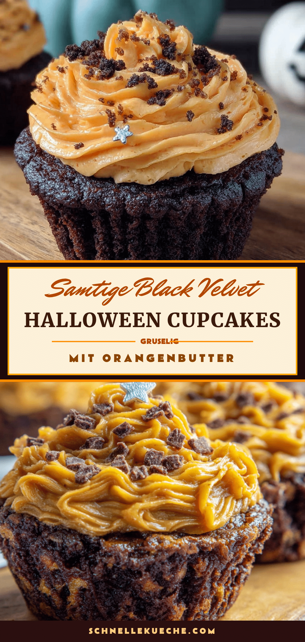 Black Velvet Cupcakes Halloween recipe