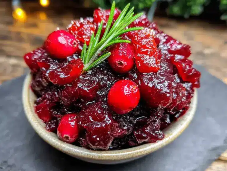 Cranberry-Orangen-Relish mit Rosmarin - featured image