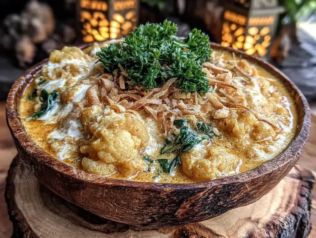 Cremiges One-Pot Kürbis Curry - featured image
