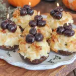 Halloween-Teufelseier mit Oliven-Spinnen - featured image