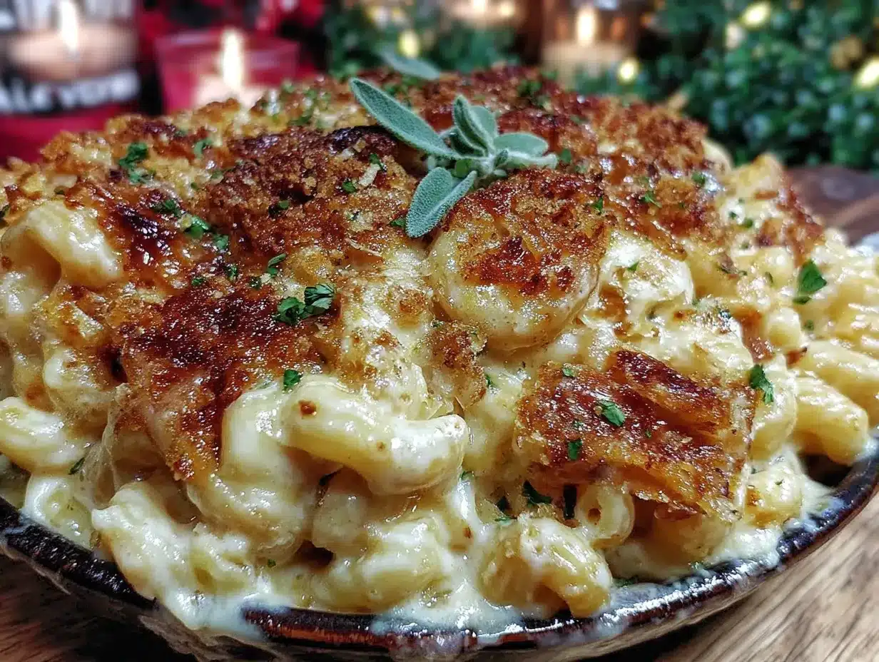 Kürbis-Mac & Cheese preparation steps