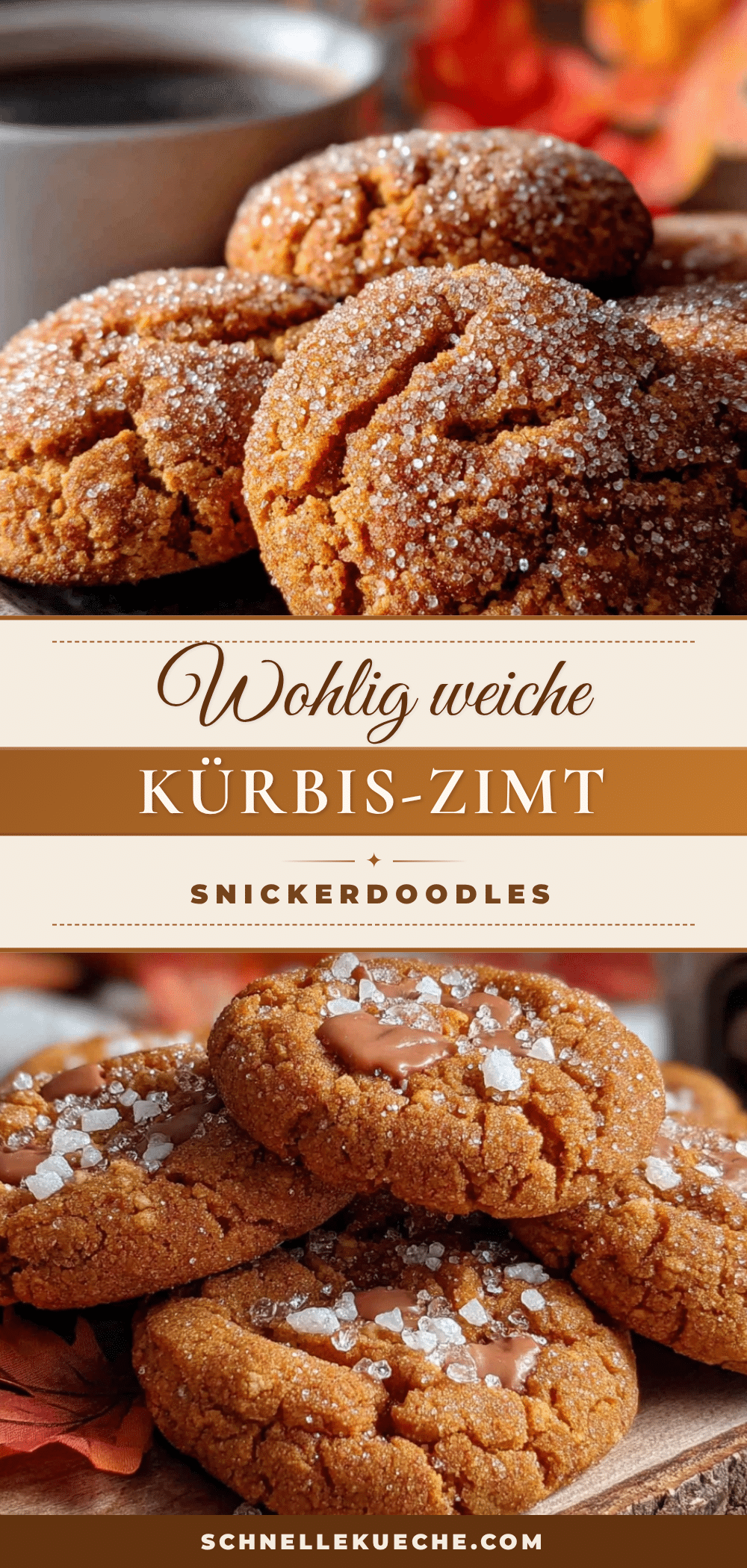 Kürbis-Zimt Snickerdoodles recipe