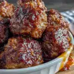 Mini-Fleischbällchen in Cranberry-BBQ-Soße - featured image