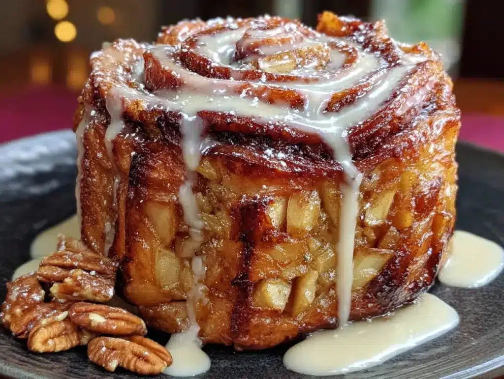 Overnight Zimtschnecken Apfelkuchen - featured image