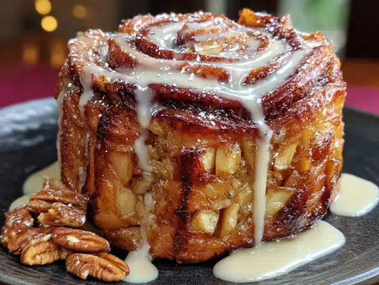 Overnight Zimtschnecken Apfelkuchen - featured image