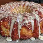Saftiger Brown Butter Apfelkuchen mit Zimtglasur - featured image