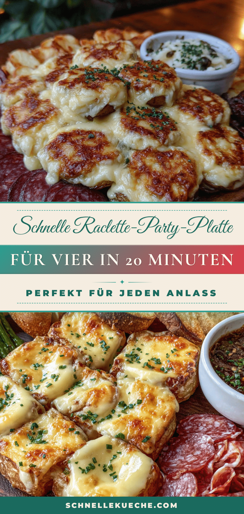 Schnelle Raclette-Party-Platte für vier recipe