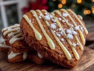Zarteste Soft Iced Gingerbread Cookies - featured image