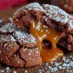 Chai-Lebkuchen-Plätzchen mit Karamellkern - featured image