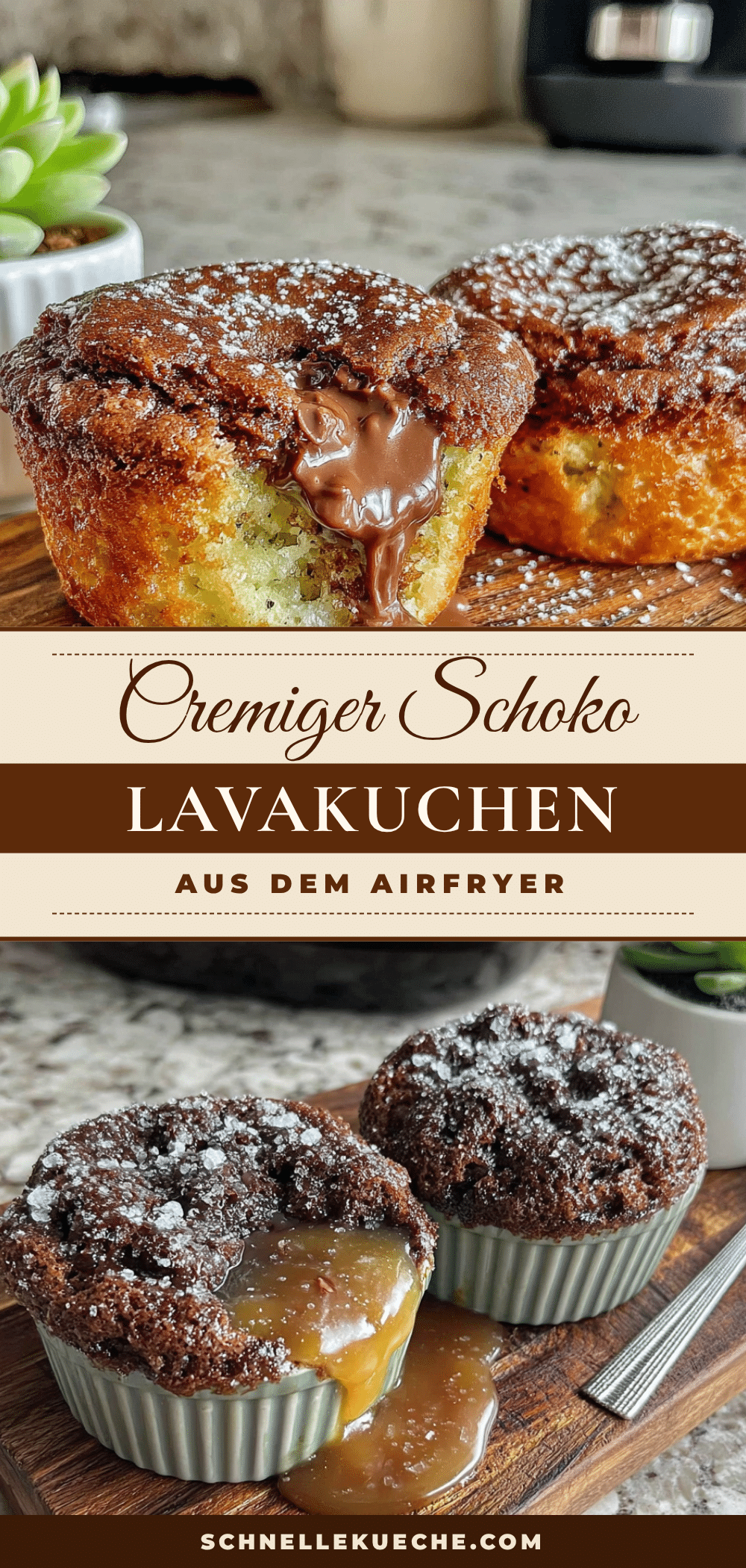 cremiger schoko-lavakuchen aus dem airfryer recipe