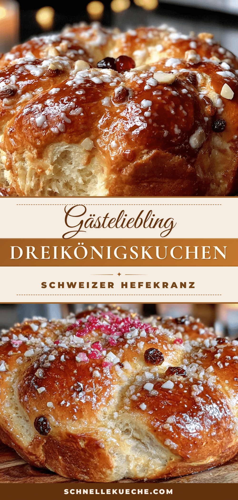 Dreikönigskuchen Rezept recipe