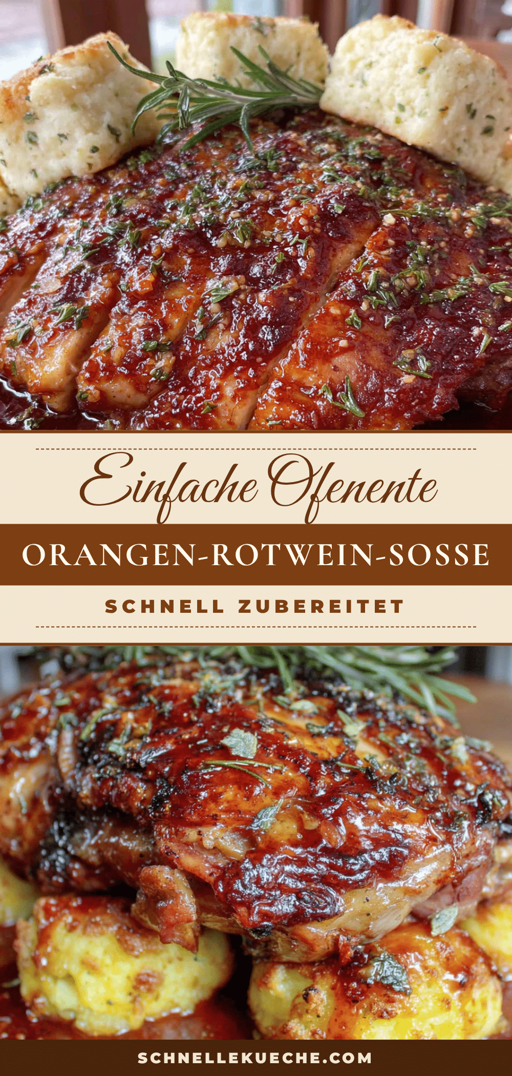 einfache ofenente recipe