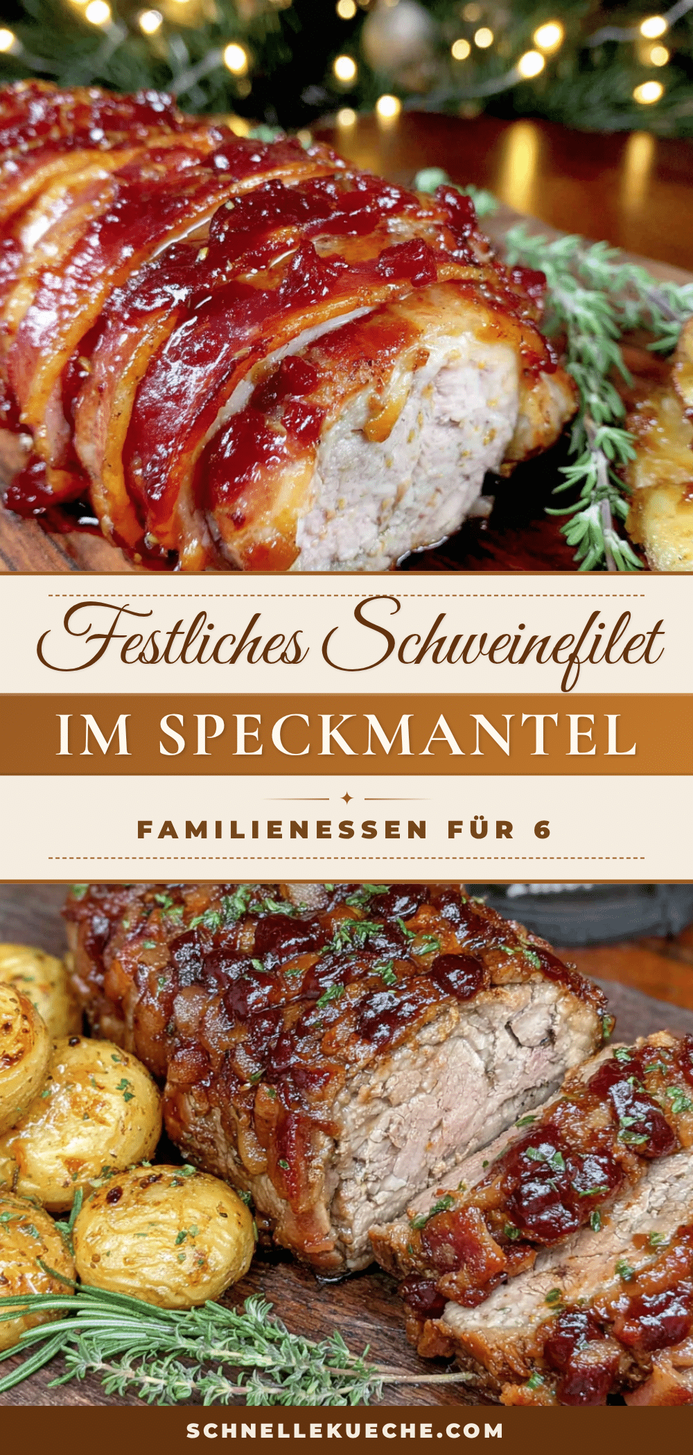 festliches Schweinefilet im Speckmantel recipe