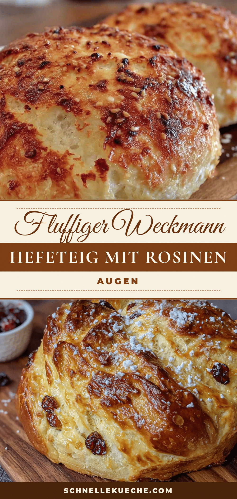 fluffiger Weckmann aus Hefeteig recipe