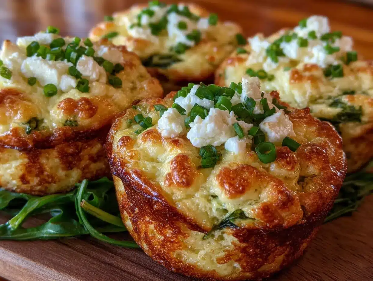 Frühlingshafte Mini-Quiches mit Spinat und Feta preparation steps