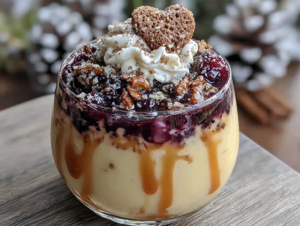 günstiges Weihnachtsdessert preparation steps
