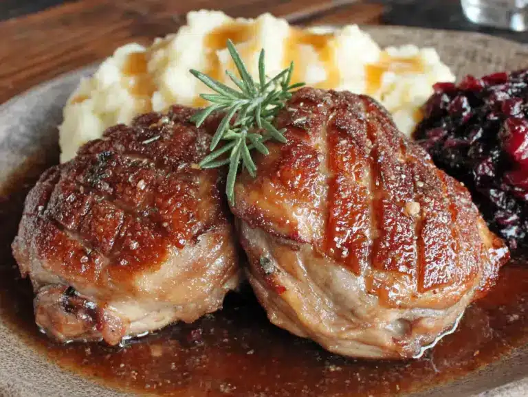 Knusprige Gänsekeulen - featured image