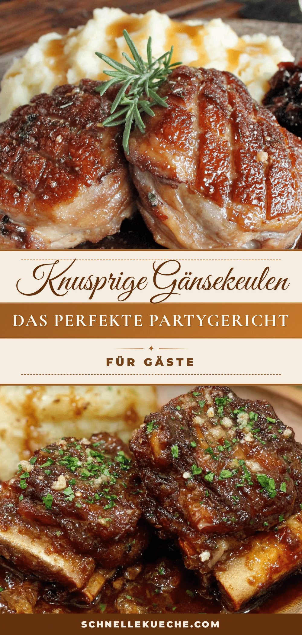 Knusprige Gänsekeulen recipe