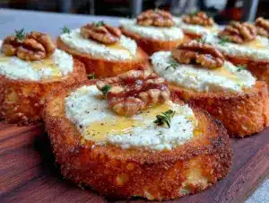 Knusprige Honig-Ricotta-Crostini - featured image
