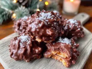 knusprige Schokocrossies ohne Backen - featured image