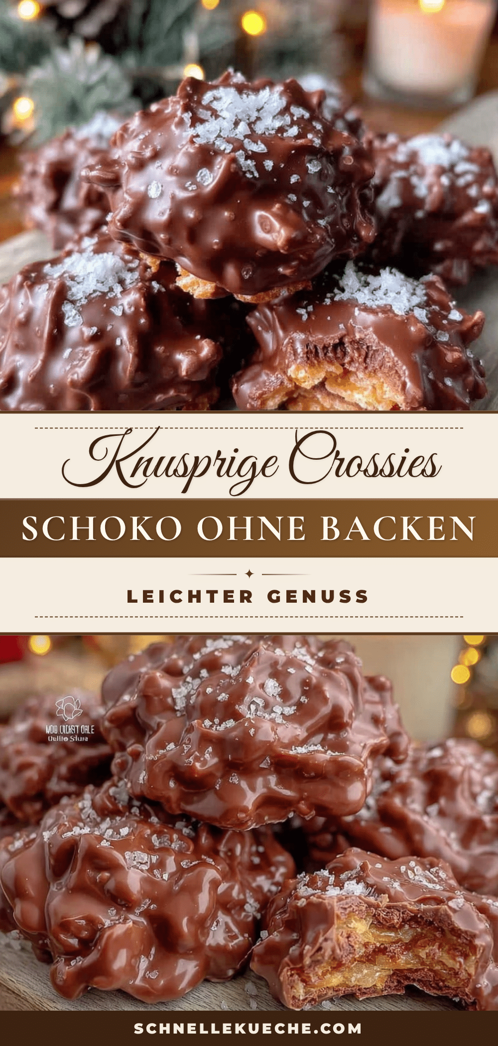 knusprige Schokocrossies ohne Backen recipe