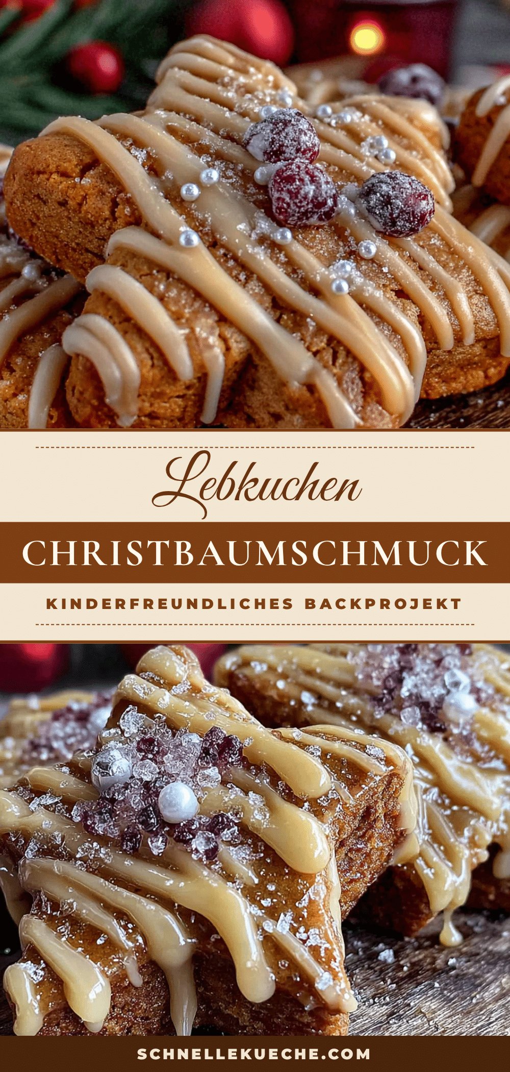 Lebkuchen Christbaumschmuck recipe