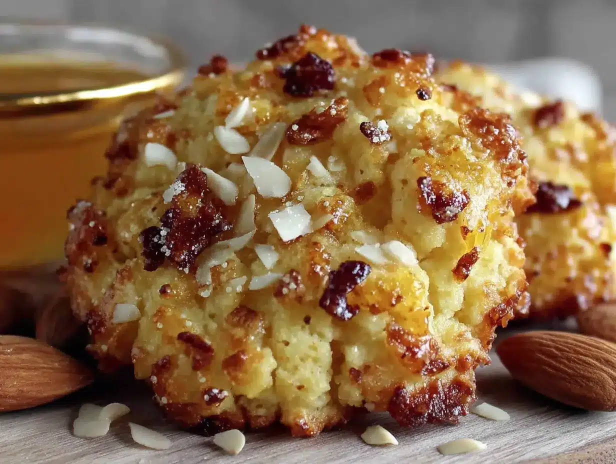 Leichte Cornflakes-Kekse mit Honig und Mandeln preparation steps