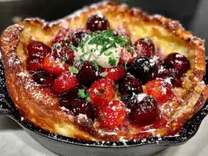 Luftiger Ofenpfannkuchen mit Beerengenuss - featured image