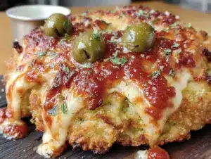 Monster-Mini-Pizzen mit Oliven-Augen - featured image