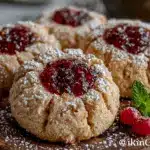 Mürbe Spitzbuben mit Johannisbeerkonfitüre - featured image
