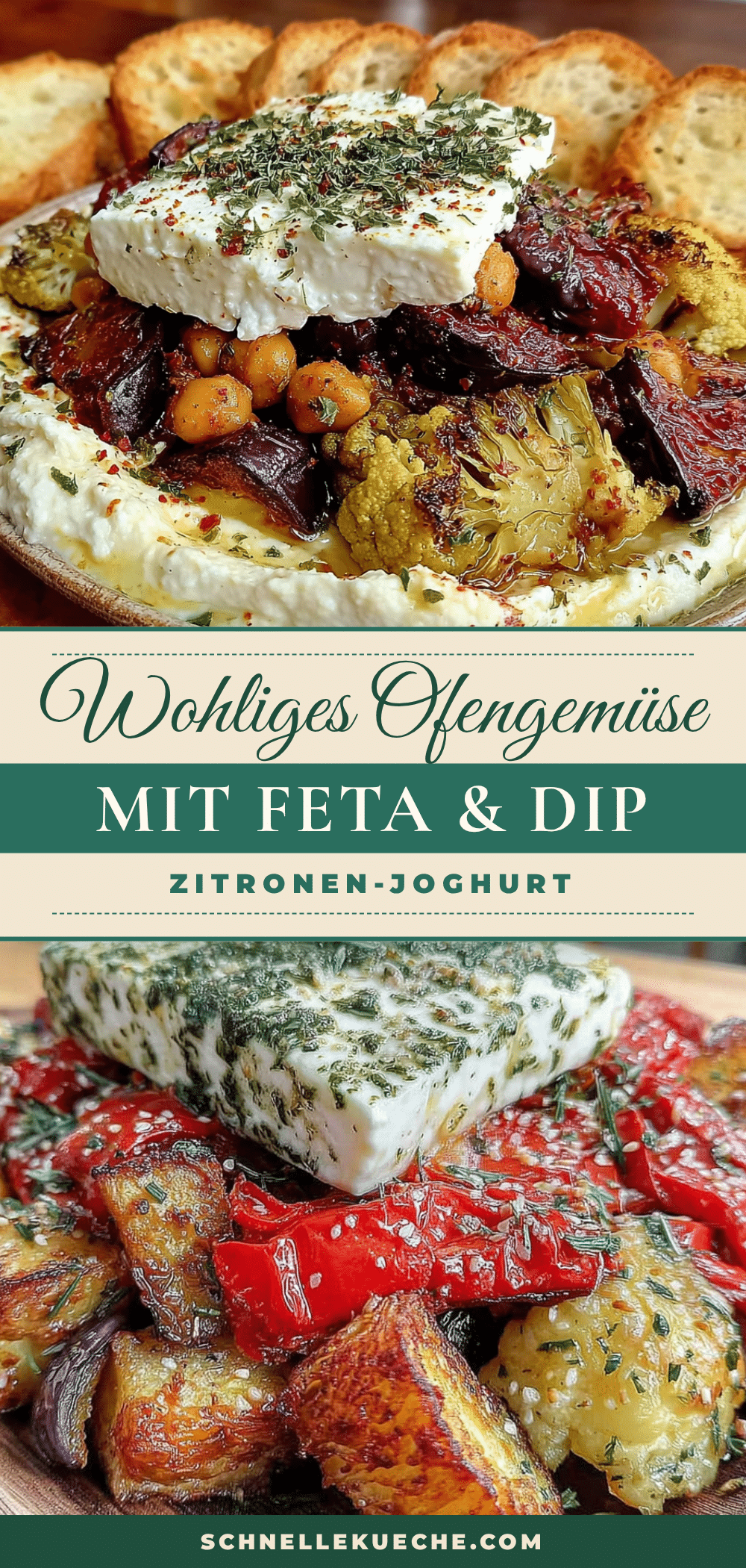Ofengemüse mit Feta recipe