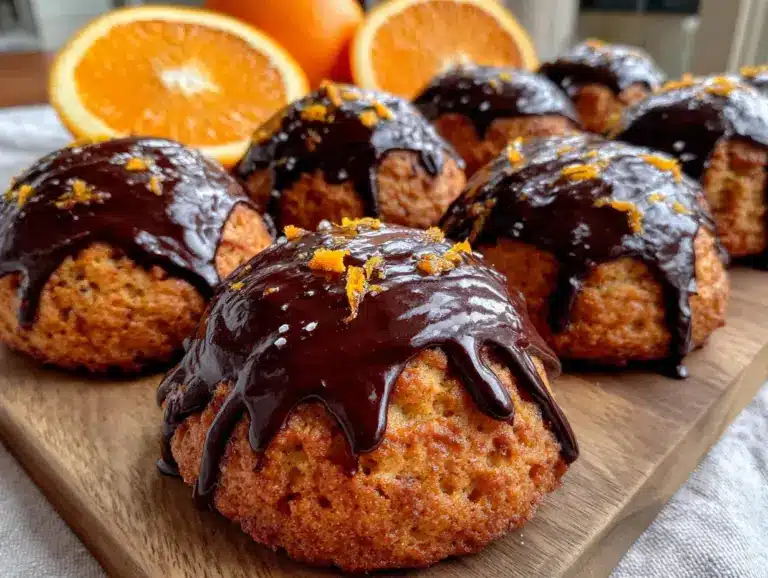 Orangen-Plätzchen mit dunkler Schokoladenglasur - featured image
