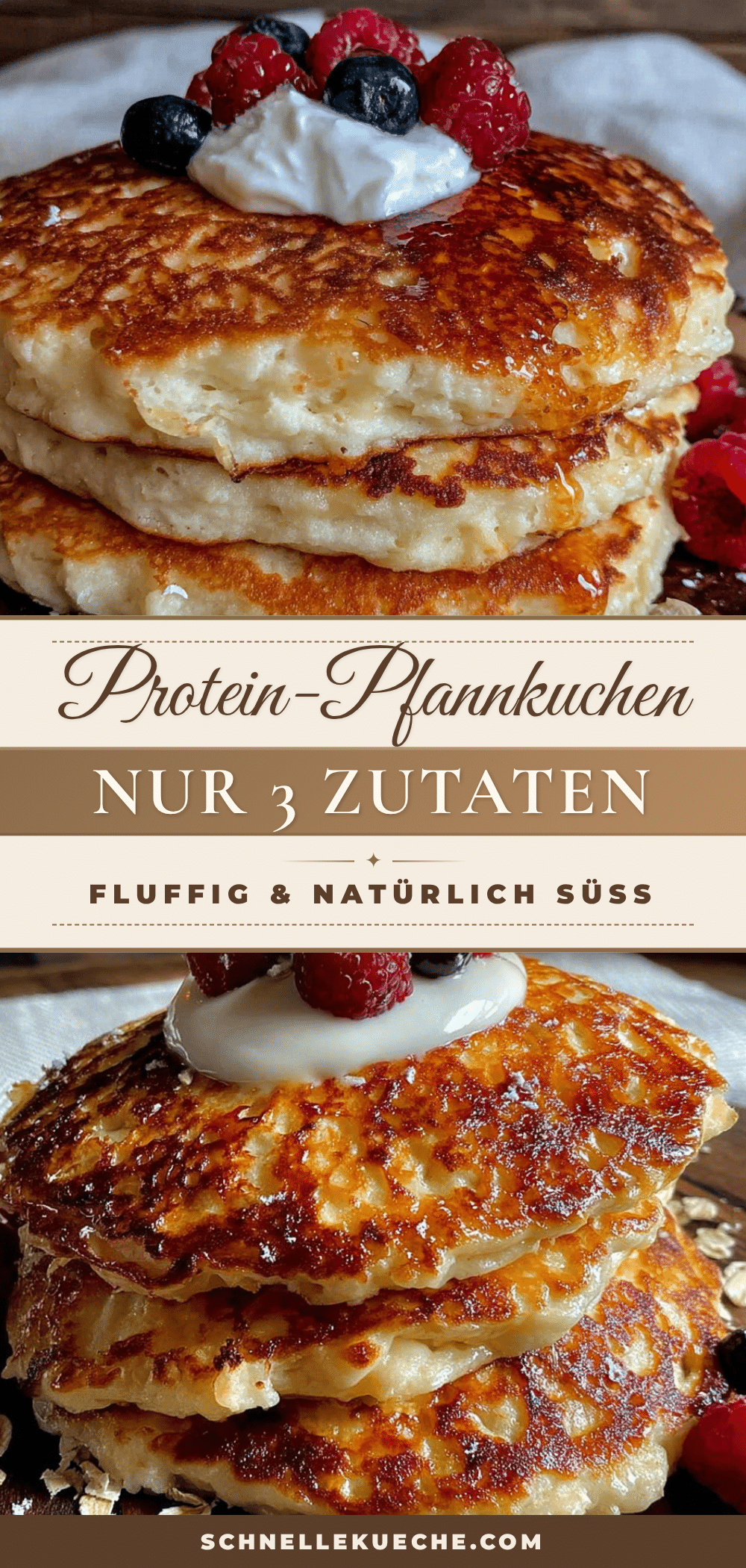 Protein-Pfannkuchen mit 3 Zutaten recipe