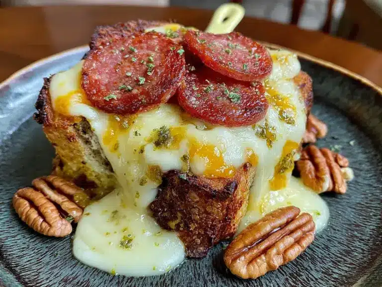 Raclette-Pfännchen mit Birne Speck Walnuss - featured image