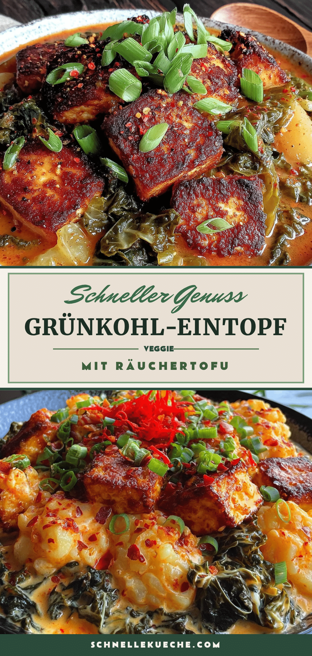 Schneller Grünkohl-Eintopf mit Räuchertofu recipe