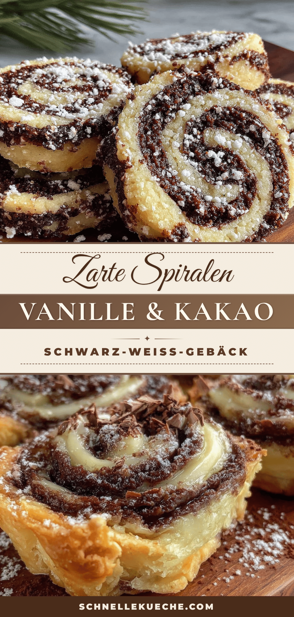 Schwarz-Weiß-Spiralen recipe