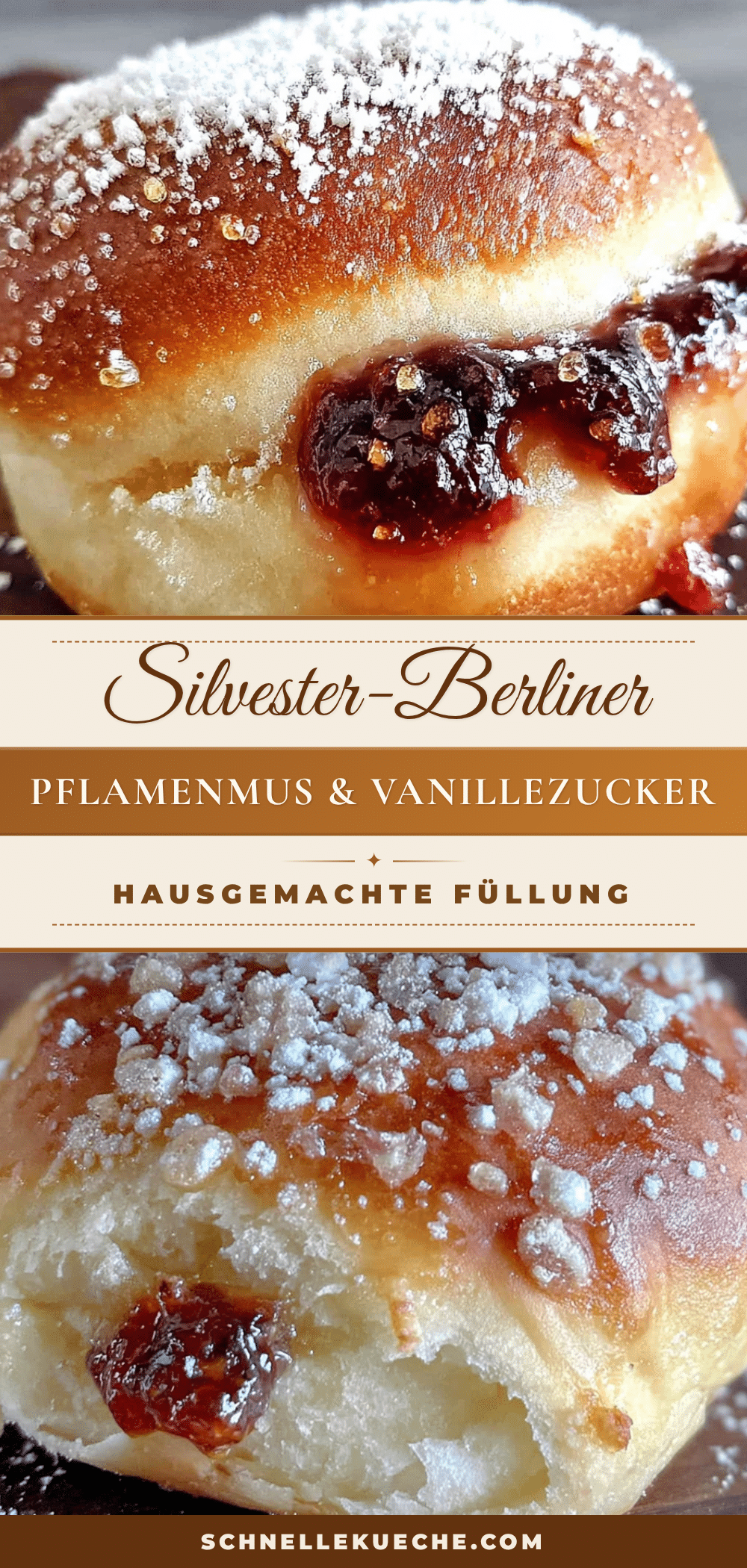 Silvester-Berliner mit Pflaumenmus recipe