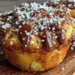Spinnennetz-Muffins mit Schoko-Ganache - featured image
