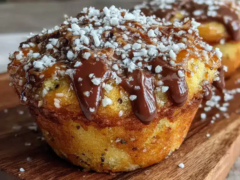 Spinnennetz-Muffins mit Schoko-Ganache - featured image