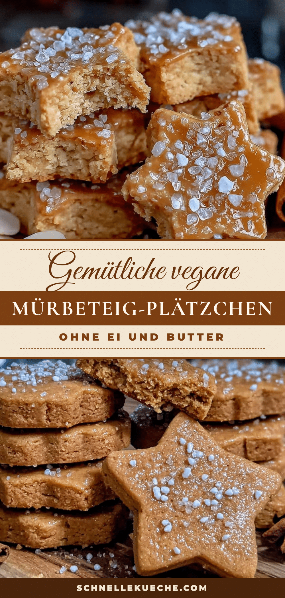 vegane Mürbeteig-Plätzchen ohne Ei und Butter recipe