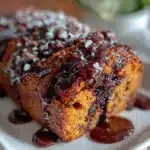 Weiche Lebkuchen vom Blech mit Schokoglasur - featured image