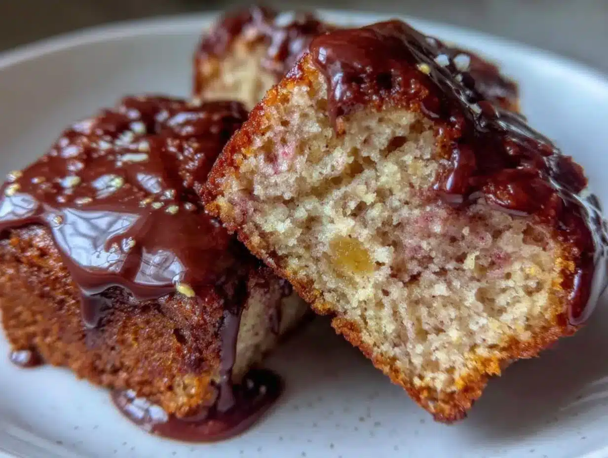 Weiche Lebkuchen vom Blech mit Schokoglasur preparation steps