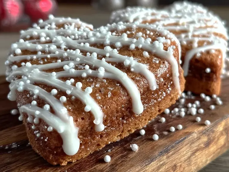 Zimtige Lebkuchenherzen mit Royal Icing - featured image