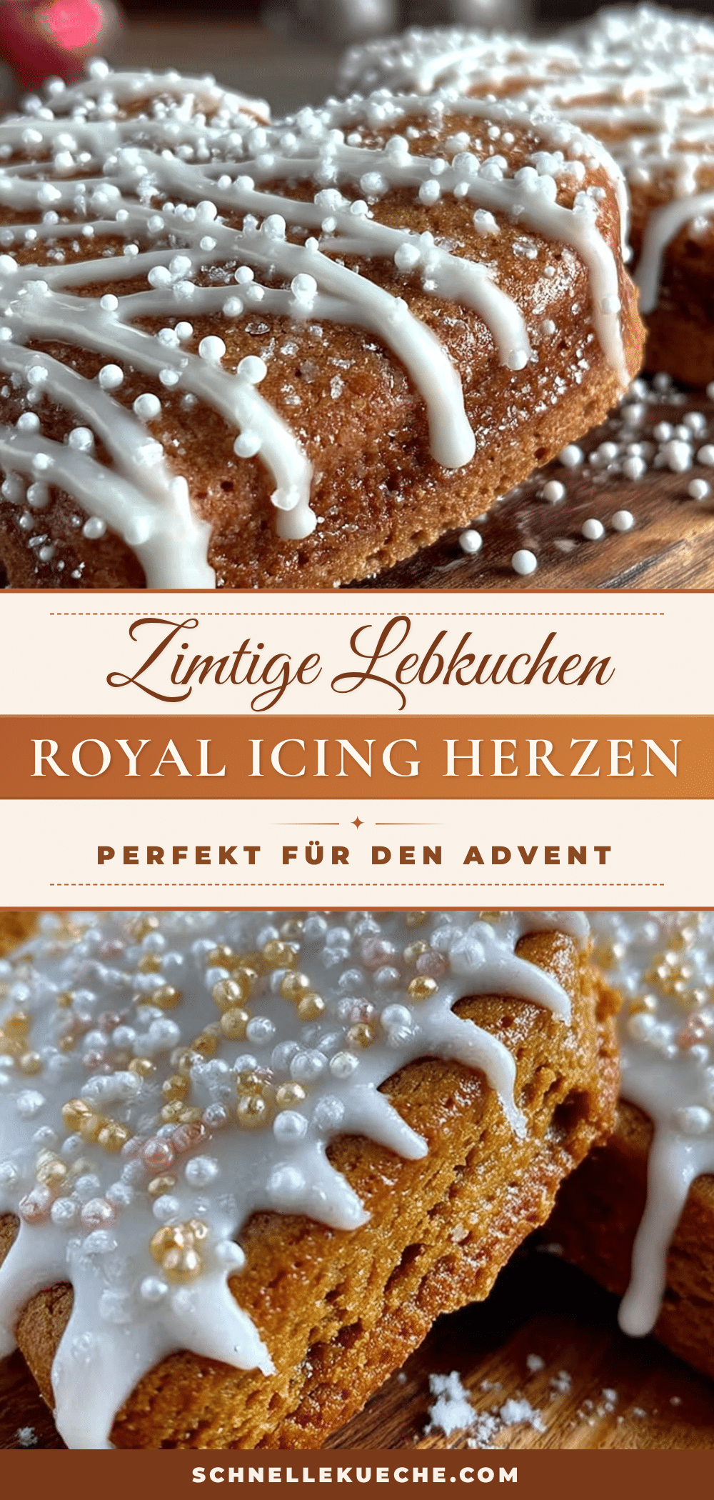 Zimtige Lebkuchenherzen mit Royal Icing recipe